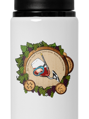 Vinný horoskop: Vodnář lahev na vodu White