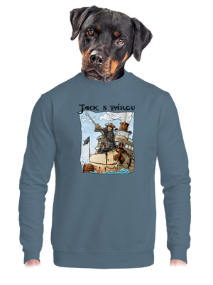 unisex mikina bez kapuce