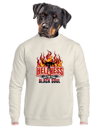 unisex mikina bez kapuce