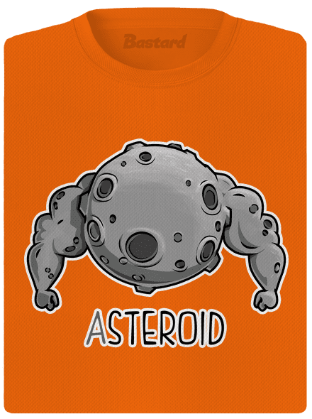 Asteroid dámské sportovní tričko Neon Orange