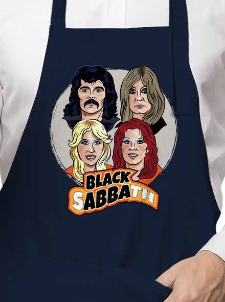 Black Abba zástěra Navy