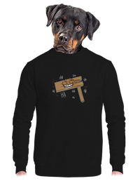 unisex mikina bez kapuce