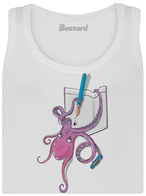 Prostě miluje inkoust dámské tílko klasické White