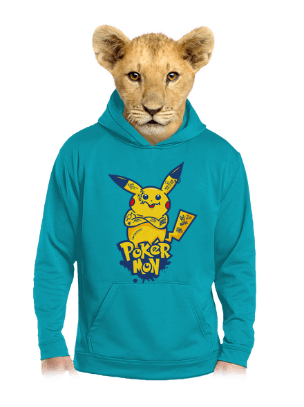 Pokérmon dětská mikina klokanka Hawaiian Blue