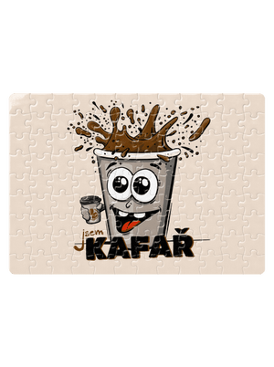 Jsem kafař puzzle White