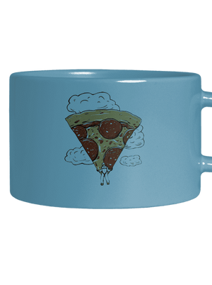 Pizzašutista hrnek makronka Blue Macaron