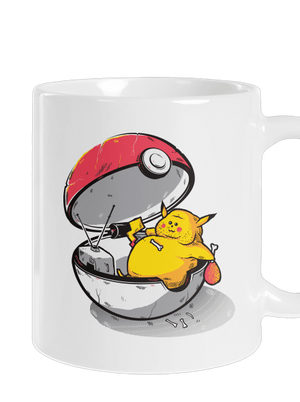 Konec pokémona klasický hrnek White