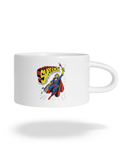 Supermom hrnek makronka White