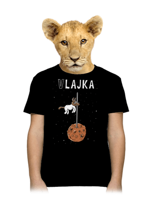 Vlajka dětské tričko Black