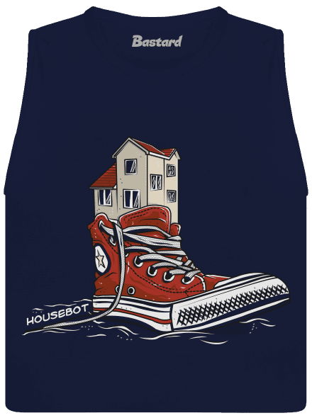 Housebot dámské tílko volné Navy
