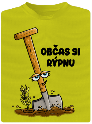 Občas si rýpnu pánské sportovní tričko Neon Yellow