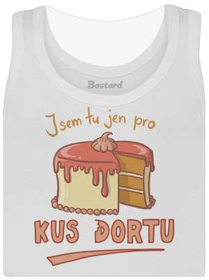 Pro kus dortu dámské tílko klasické White