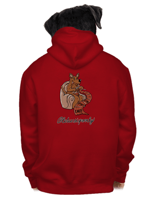 Pletu si povely pánská mikina na zip Red