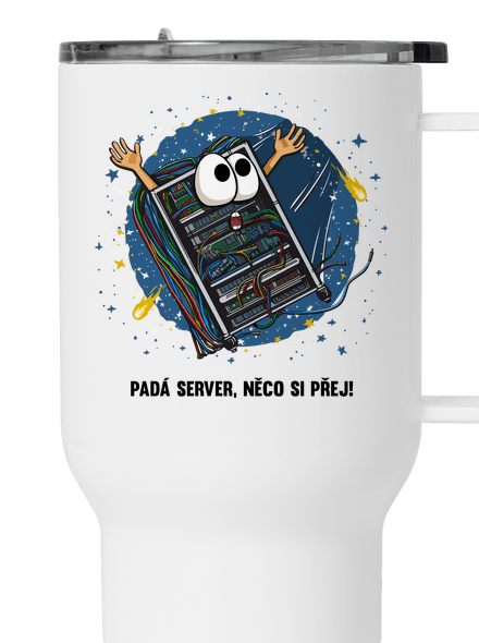 Padá server termohrnek White
