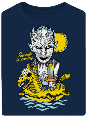 Summer is coming 2 unisex tričko oversized Midnight Blue