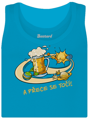 A přece se točí! dámské tílko klasické Blue Atol