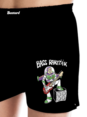 Bass Rakeťák pánské trenky Black
