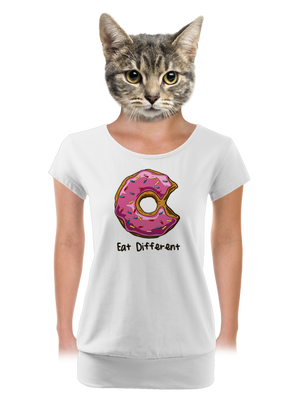 dámské tričko s lemem