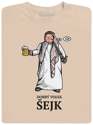 Dobrý voják Šejk pánské tričko Sand