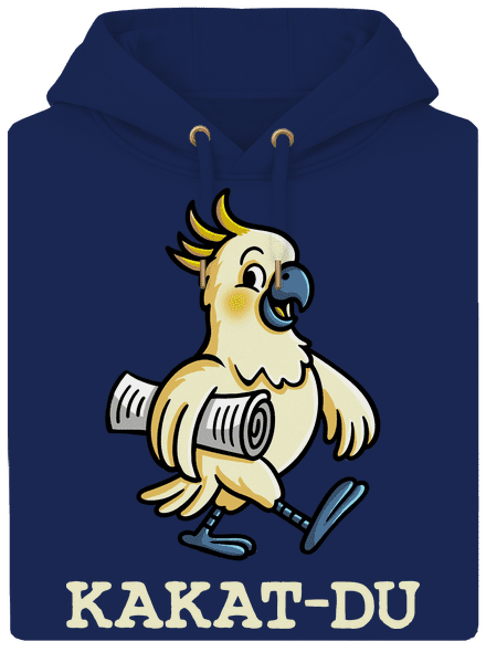Kakat-du unisex mikina premium Navy