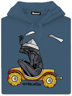 Vetřelníček dámská mikina klokanka Denim