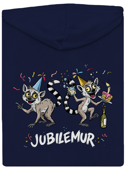 Jubilemur pánská mikina na zip Navy