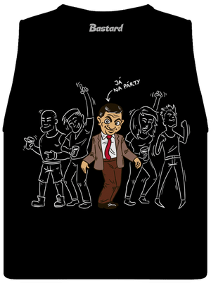 Já na párty dámské tílko volné Black