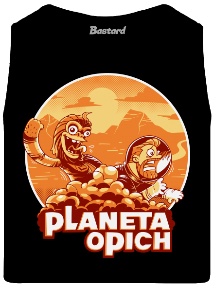 Planeta opich pánské tílko Black