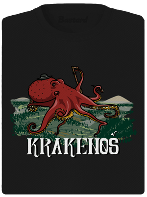 Krakenoš dámské sportovní tričko Black