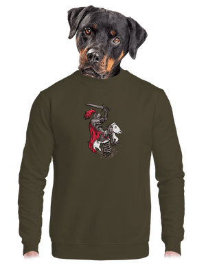 unisex mikina bez kapuce
