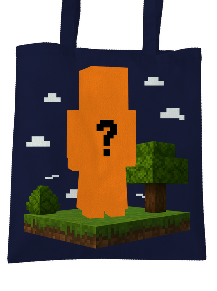 Minecraft z vlastní fotky taška French Navy