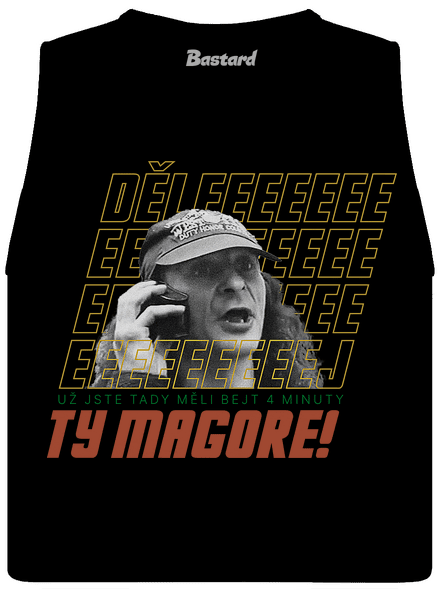 B18: Jiří Kára dámské tílko volné Black