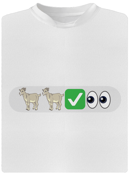Emoji pánské sportovní tričko White
