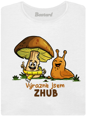 Jsem zhub dámské tričko s lemem White