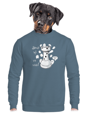 unisex mikina bez kapuce