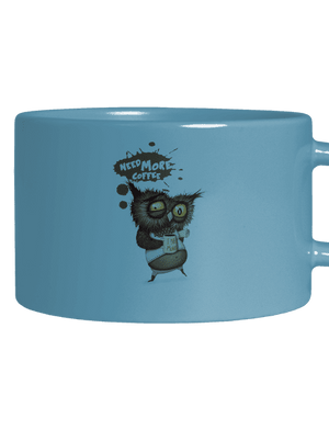 Potřebuju víc kafe hrnek makronka Blue Macaron