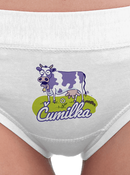 Čumilka dámské kalhotky White