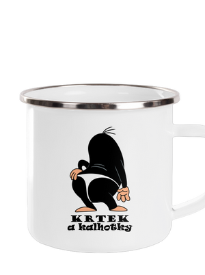 Krtek a kalhotky plecháček White