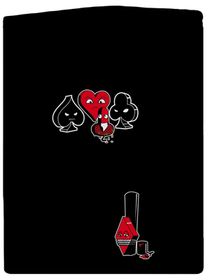 Vetřelec pánská mikina na zip Black