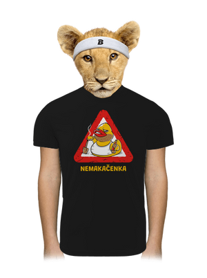 Nemakačenka dětské sportovní tričko Black