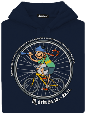 Cyklistický horoskop: Štír pánská mikina klokanka Navy