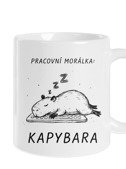 Pracovní morálka klasický hrnek White