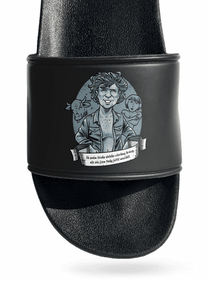 B14: Léto s kovbojem pantofle Black