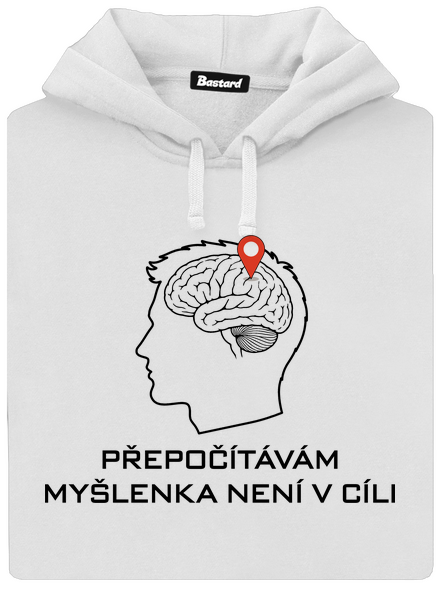 Přepočítávám dámská mikina klokanka White