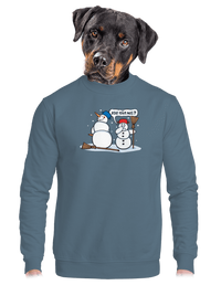 unisex mikina bez kapuce