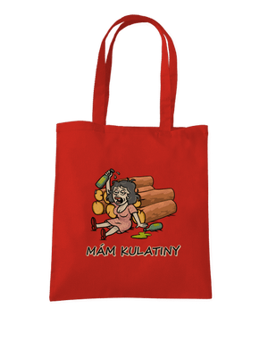 Mám kulatiny taška Bright Red