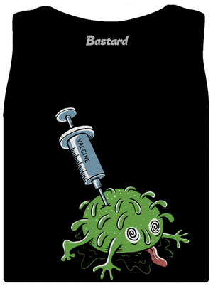 Zapíchlý covid dámské tílko klasické Black