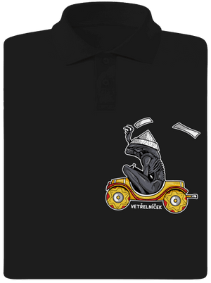 Vetřelníček pánská polokošile Black