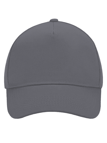 Bez potisku kšiltovka baseballka Graphite grey