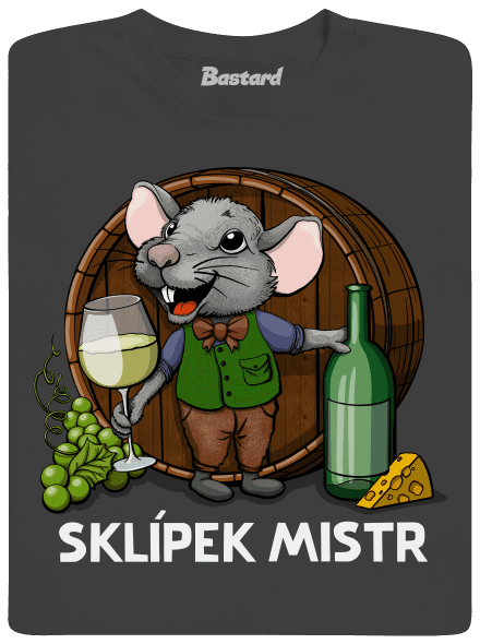 Sklípek mistr pánské tričko Dark Grey